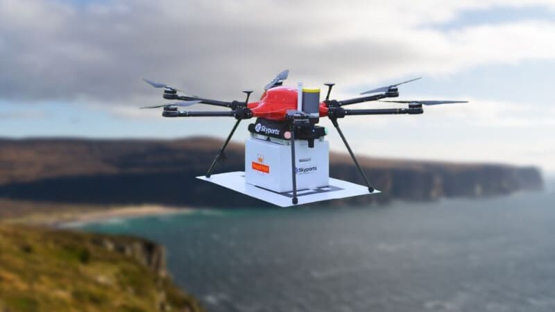 Reino Unido começa a testar entregas por drone
