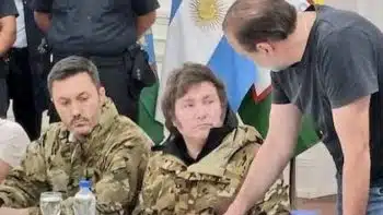Milei envia militares argentinos para o RS